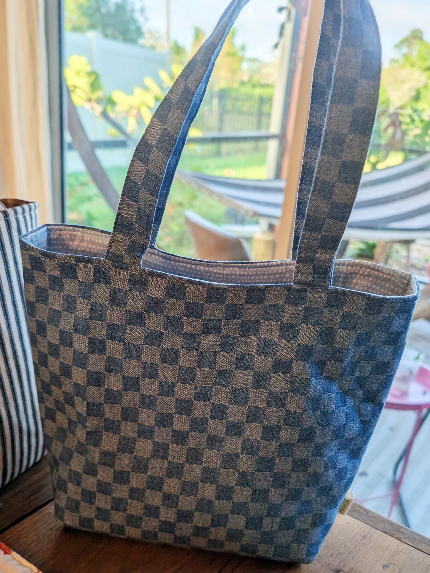Denim Mini Tote Bag