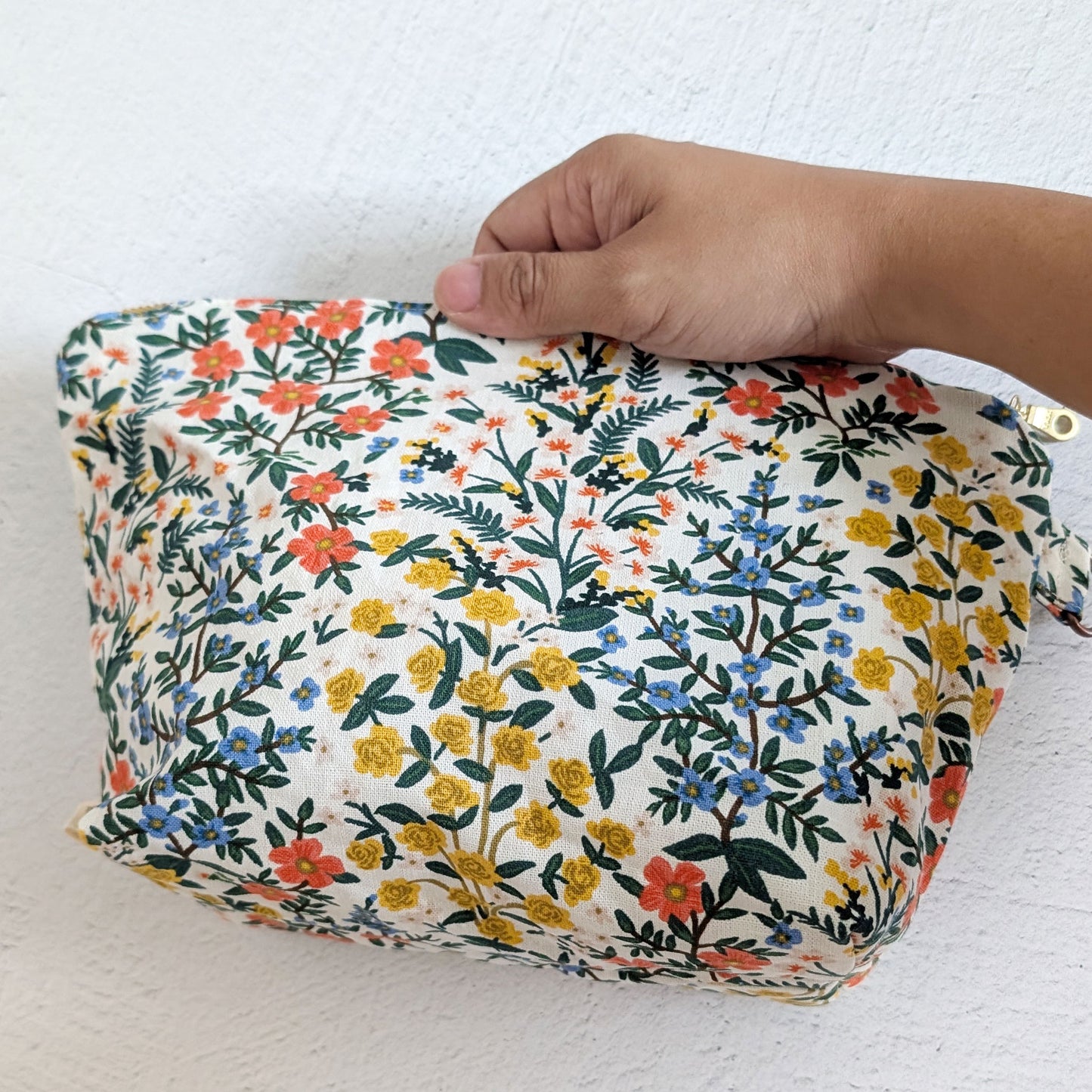 Zipper Pouch - Floral Rifle Paper Co Fabric
