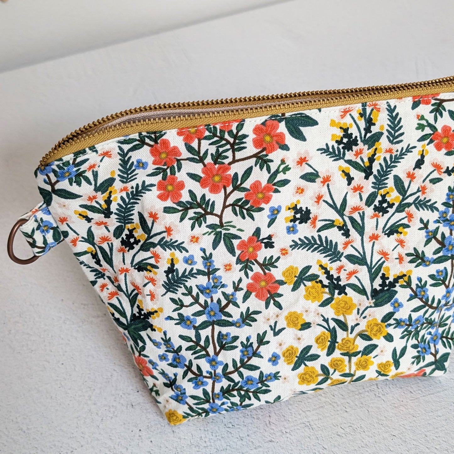 Zipper Pouch - Floral Rifle Paper Co Fabric
