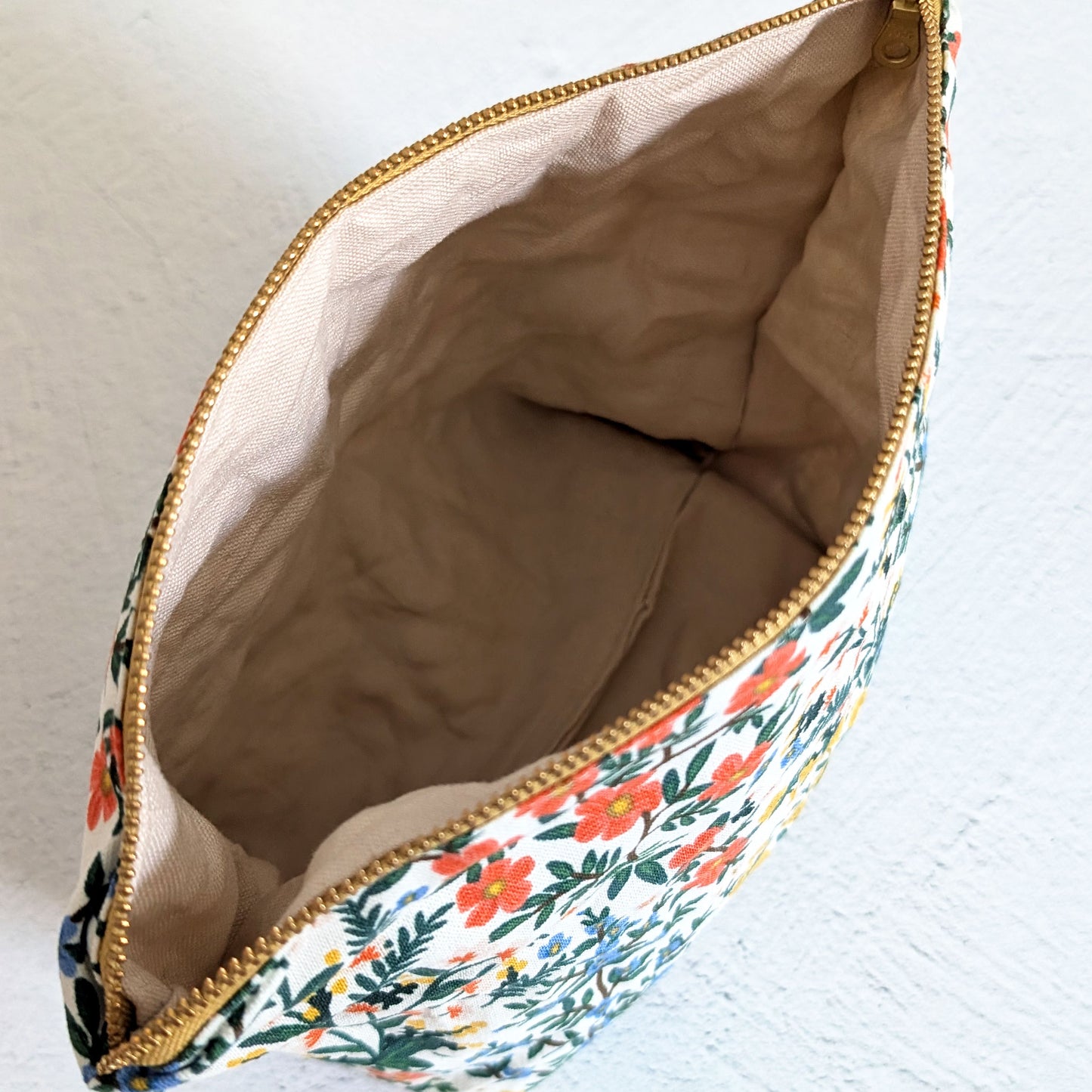 Zipper Pouch - Floral Rifle Paper Co Fabric